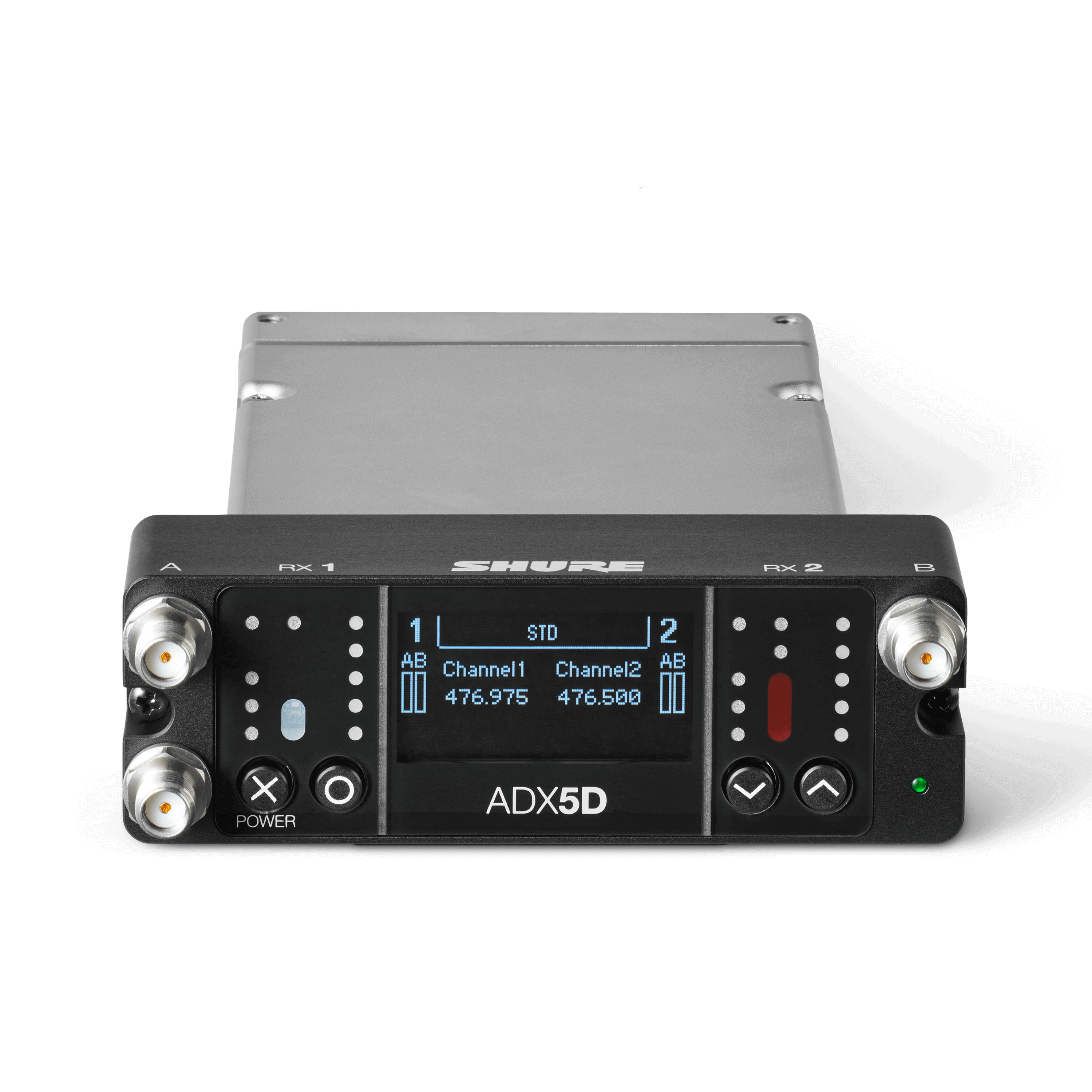 ADX5DUS=-B Axient Digital Dual-Channel Portable Wireless Receiver, 606-810MHz