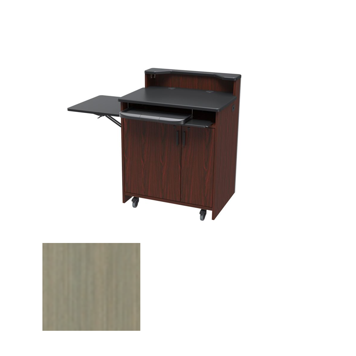 PD3009 ARL Teaching Podium with Folding Shelf, Aria