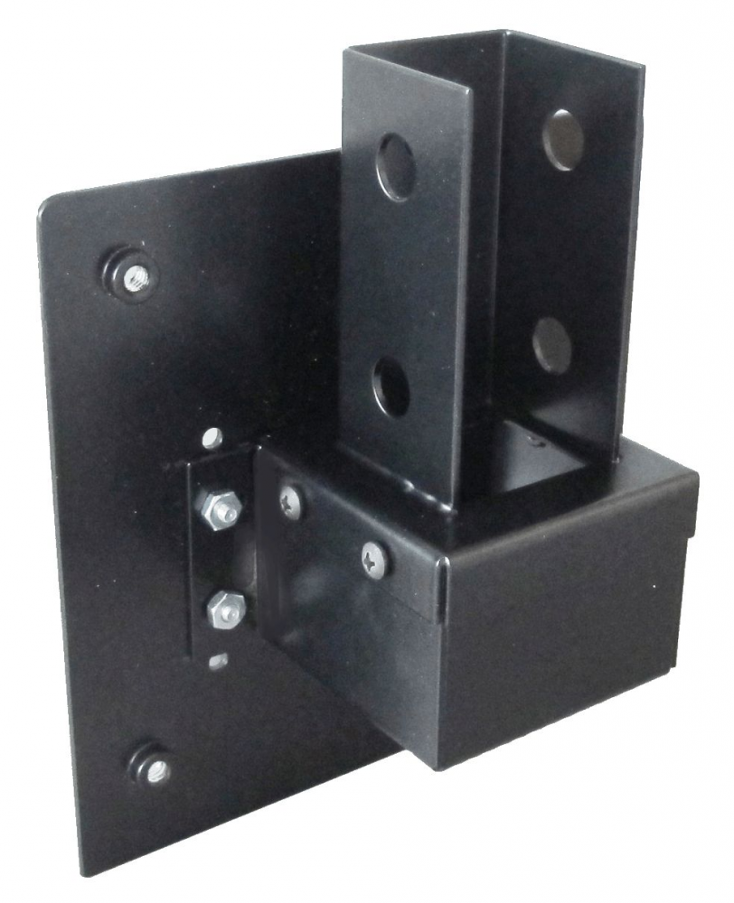 NB-BPUS Back Plate with Unistrut Mounting Bracket (Black)