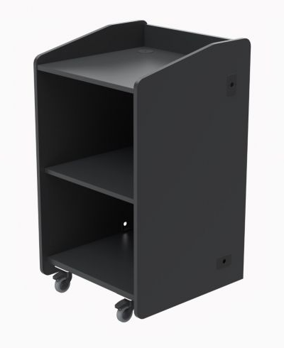 LE3060 BKL Open Lectern, Black