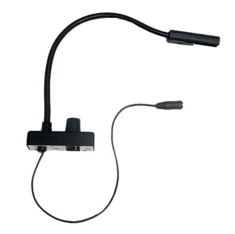 IS#2-LED-BLUE BLUE Lampset with Bottom Mount Cord and US Power Supply