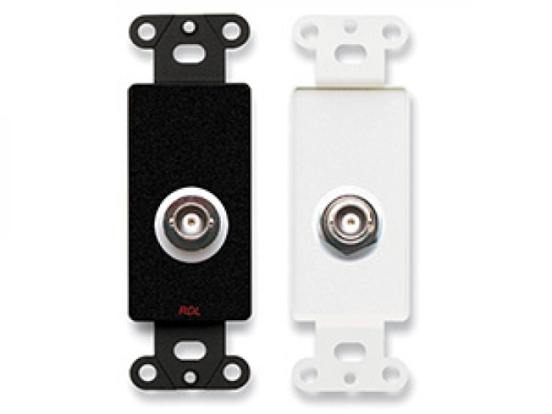 DB-BNC/D Insulated Double BNC Jack on D Plate - Black