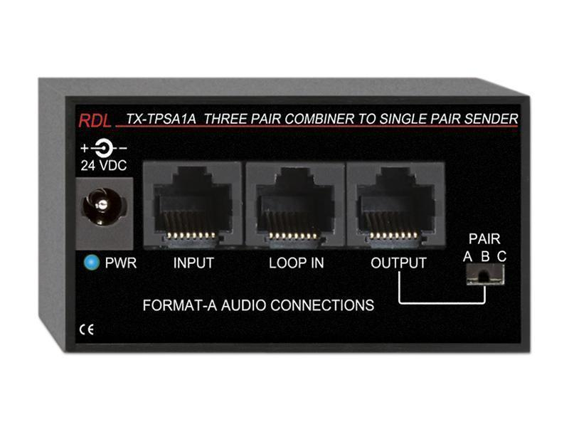 TX-TPSA1A Three-Pair Combiner to Single-Pair Sender