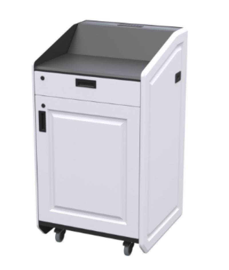 LEX31 CWT Multimedia Lectern, Crystal White