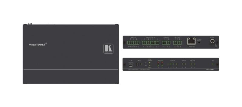 FC-28 10–port Serial, IR, GPI/O and Relay, PoE Control Gateway