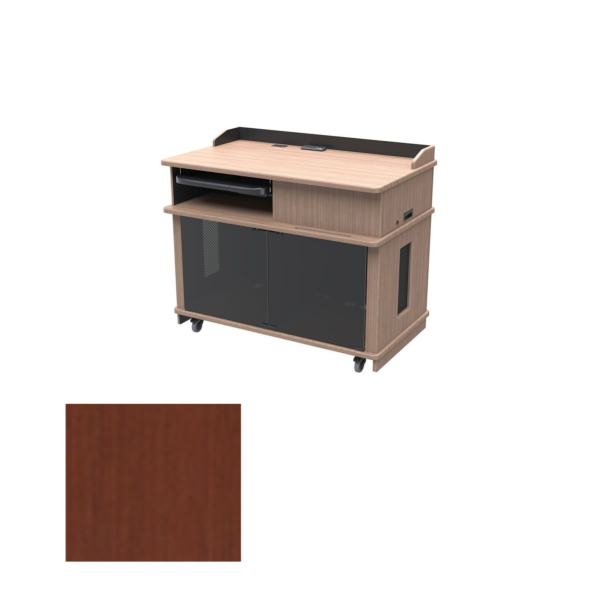 IPVP7 CLT Mobile Instructor Podium, Clove