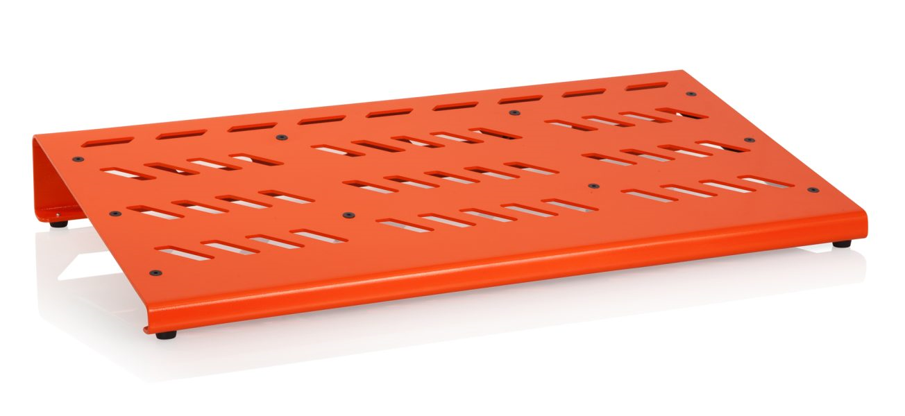 GPB-XBAK-OR Orange Aluminum Pedal Board; XL W/ Carry Bag