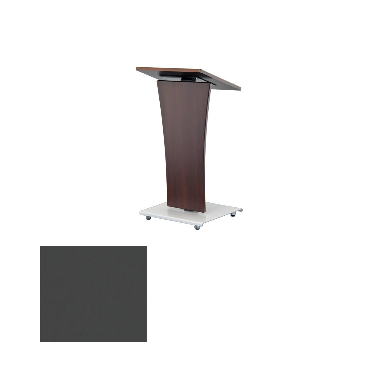 LEXYZ20-C SGT Slim Presentation Lectern, Shark Grey