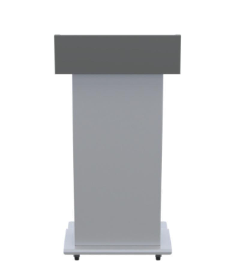 LEXYZ27 STL Metal Presentation Lectern, Storm