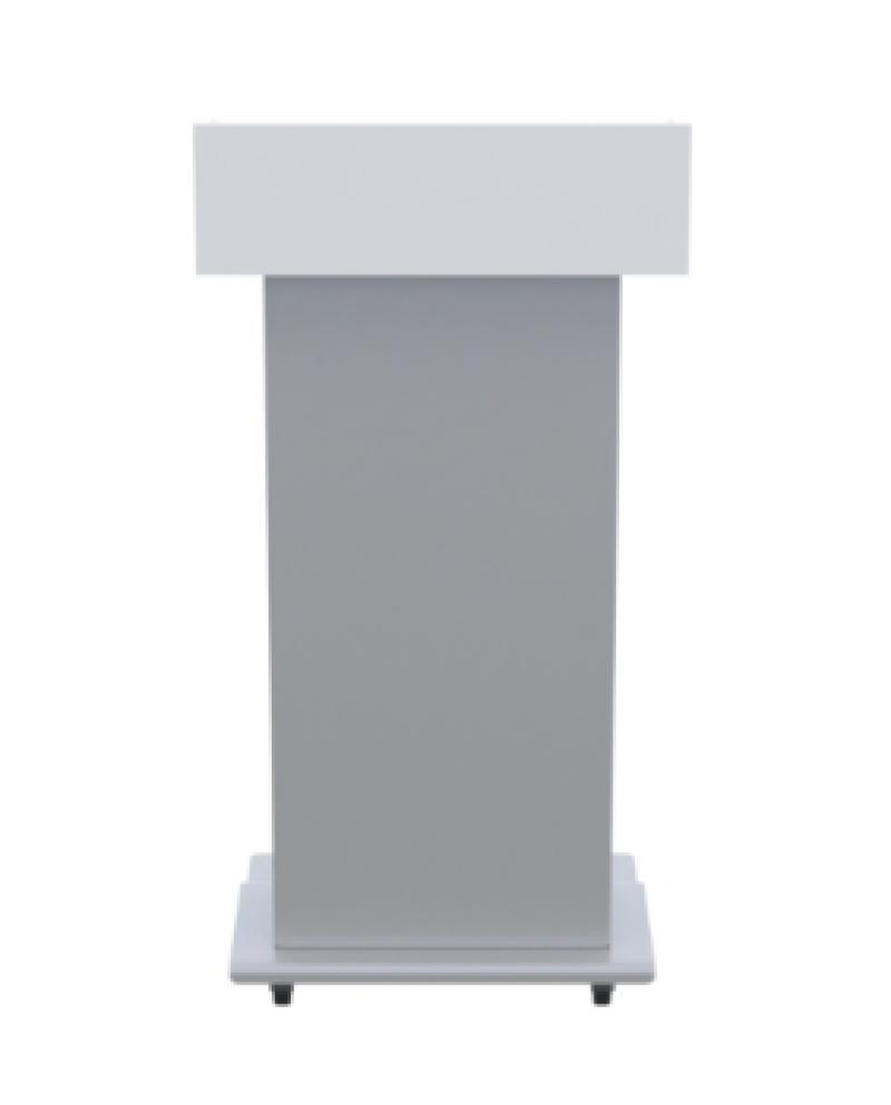 LEXYZ27 WHL Metal Presentation Lectern, White