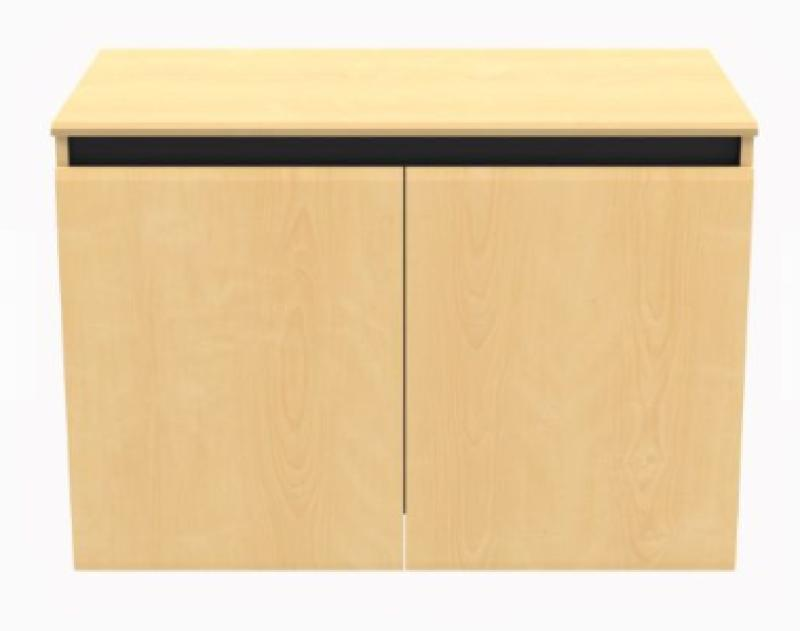 CR2000EX FMT Dual Rack Credenza, Fusion Maple