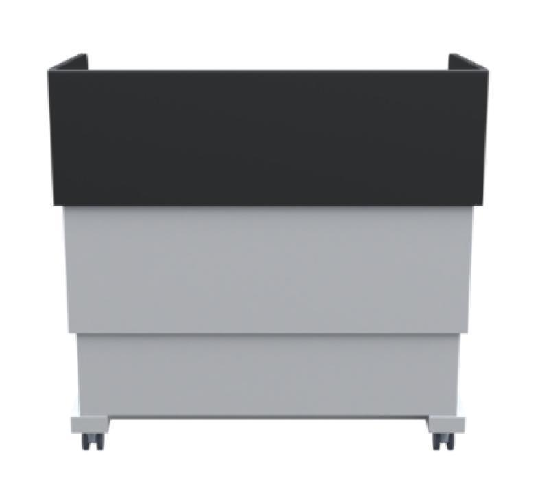 PDYZ38 BKL Height Adjustable Instructor Podium, Black