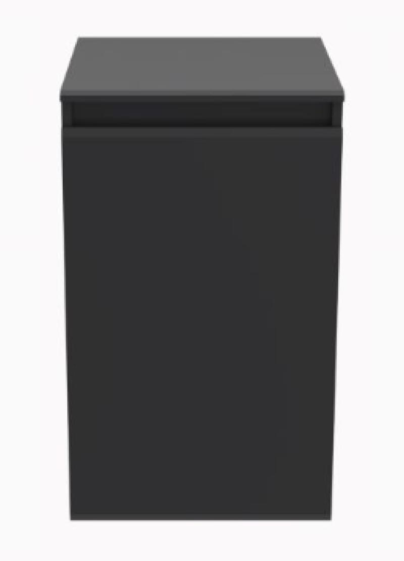 CR1016EX EBT 16U Single Rack Credenza, Ebony