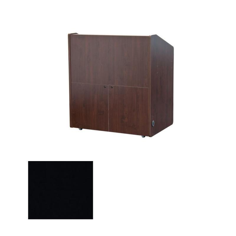 PD3002 BKL Multimedia Podium with Rack, Black