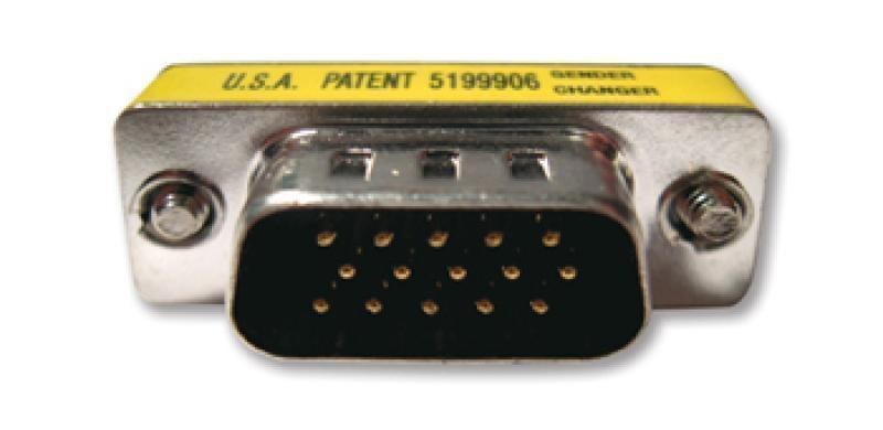 AD-GM/GM 15–pin HD (M/M) Gender Changer