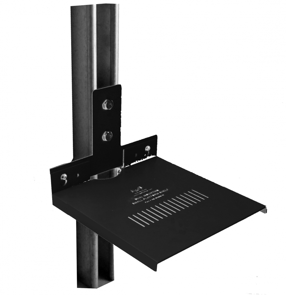 NB-DMSSUS Dual Mounting Unistrut/Wall Shelf (Black)