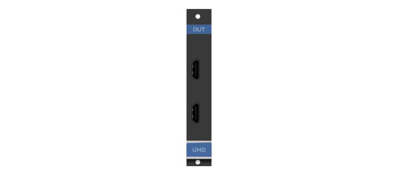 UHD-OUT2-F16/STANDALONE 2–Channel 4K60 4:2:0 HDMI Output Card