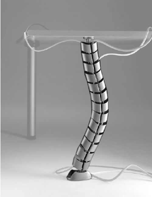 CMSPINE Floor to Work Surface Cable Management