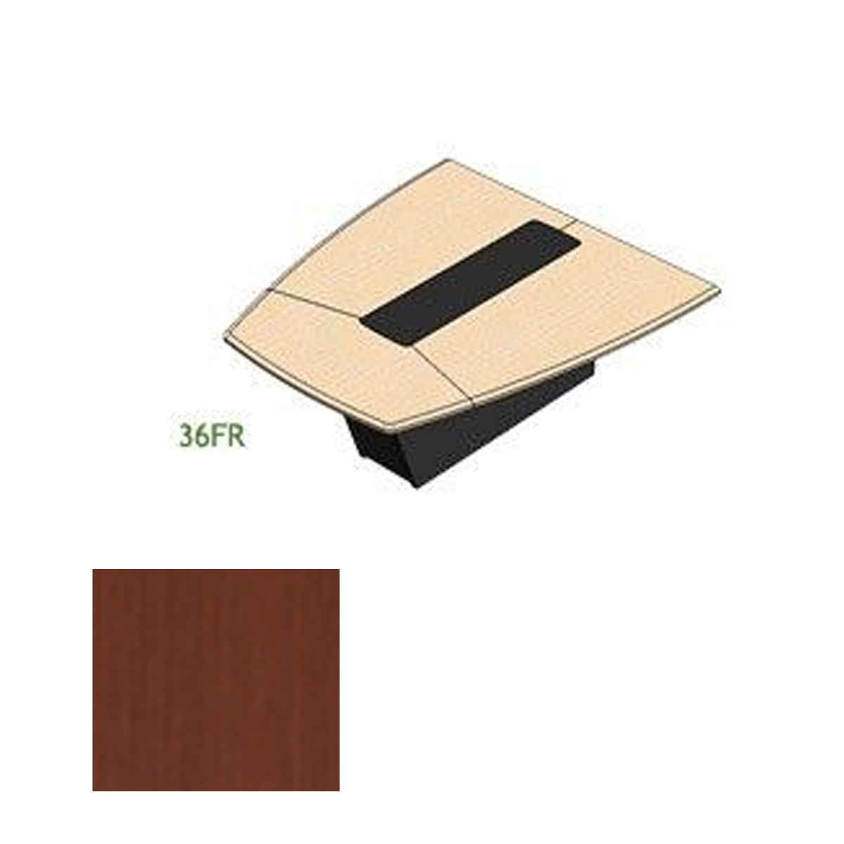 36FR CLT Table Front Section, Clove