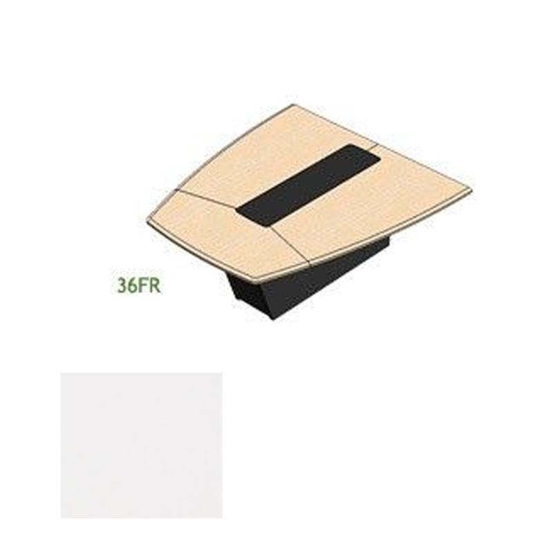 36FR CWT Table Front Section, Crystal White