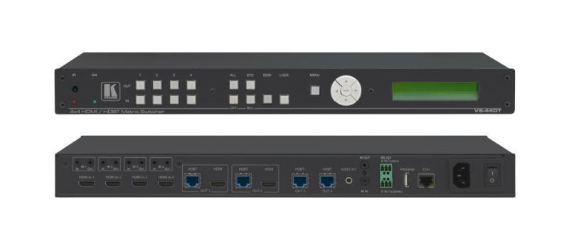 VS-44DT/110V 4x4 HDMI, HDBaseT Matrix Switcher