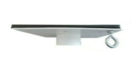 NB-HDAVCP-W Heavy Duty Anti-Vibration Ceiling Pole Mounting Plate, White Finish