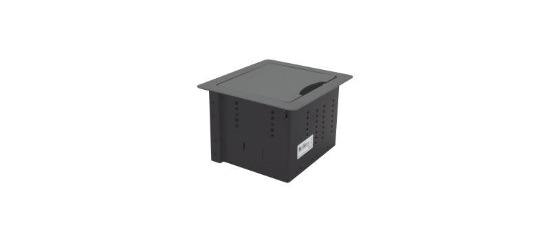 TBUS-1N(B) Table Mount Modular Multi–Connection Solution — Retractable Lid