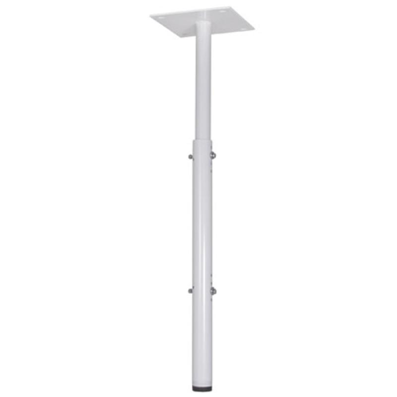 CMA100W 8 Inch (203 mm) Ceiling Plate with Adjustable 1.5 Inch NPT Column in White
