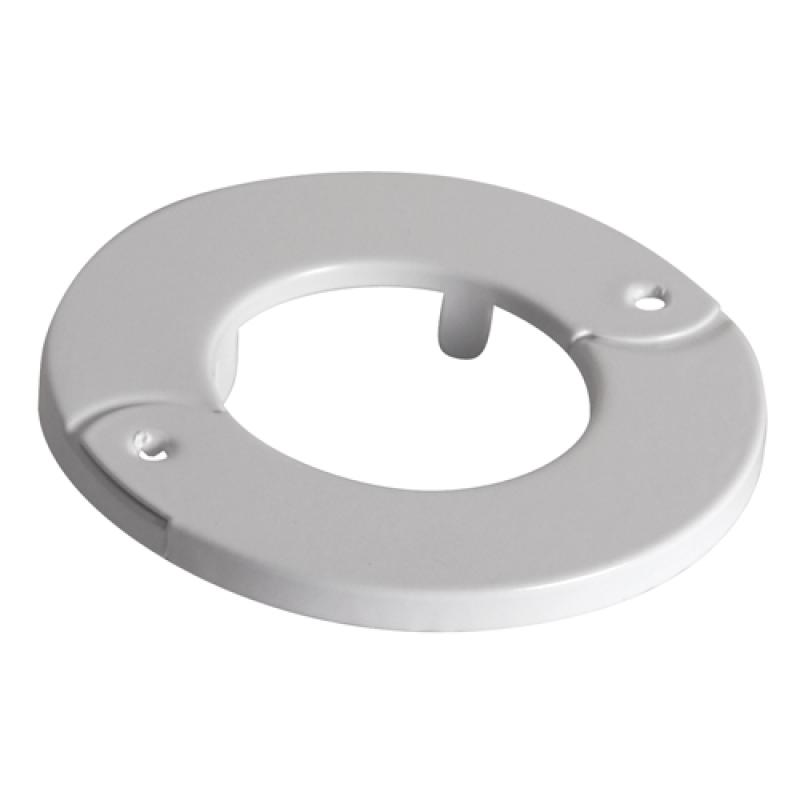 CMA640W Decorative Ring, 1.9" ID, CMS/CPA Fixed/Inner Adjustable Column, White