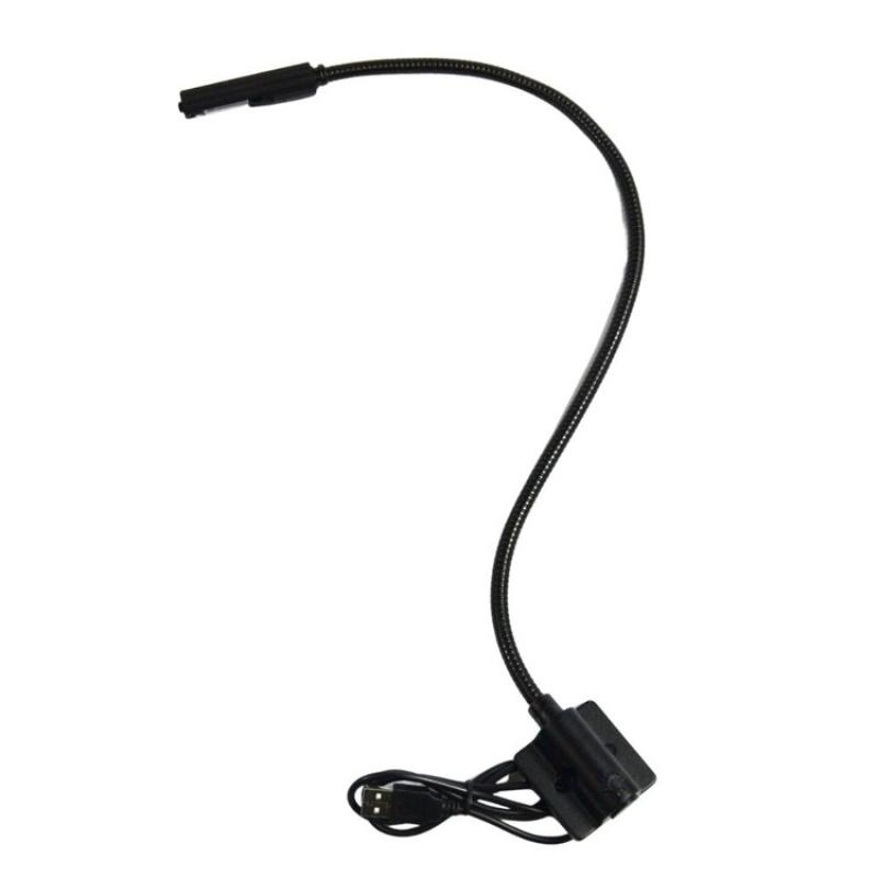 LCR-12-LED-USB 5-VOLT LED Utility Light 12" Gooseneck with On/Off Switch Bottom Mount USB Cable
