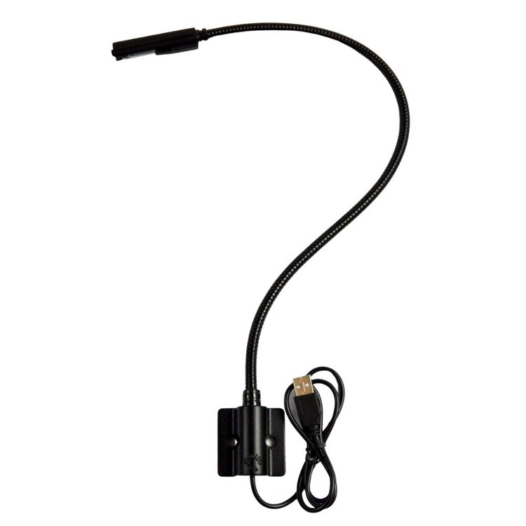 LCR-18-END-USB 5-VOLT LED Utility Light 18" Gooseneck with On/Off Switch End Mount USB Cable