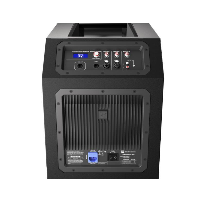EVOLVE50-SB-US Column Speaker Sub US, Black