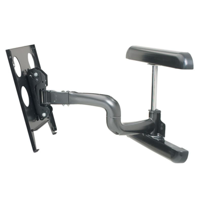 PWRUB Large Flat Panel Swing Arm Wall Display Mount - 25" Extension