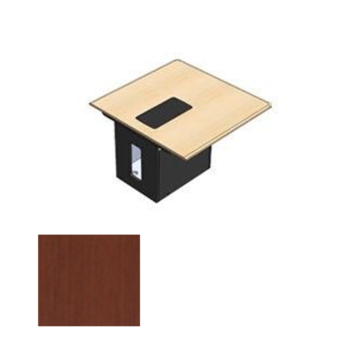 526SE CLT T526 Table Rear Section, Clove