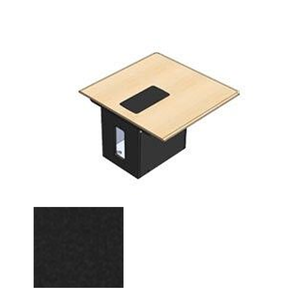 526SE EBT T526 Table Rear Section, Ebony