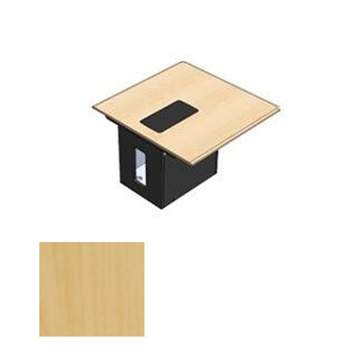 526SE FMT T526 Table Rear Section, Fusion Maple