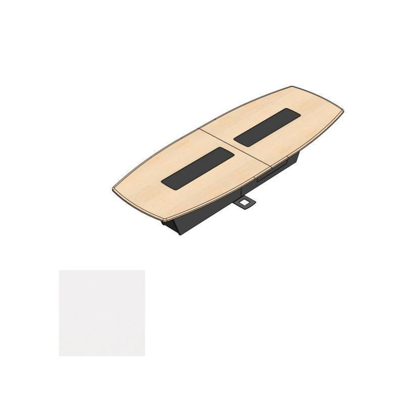 T526FTFPACKAGECWT Modular Conference Table Package FTF - Crystal White