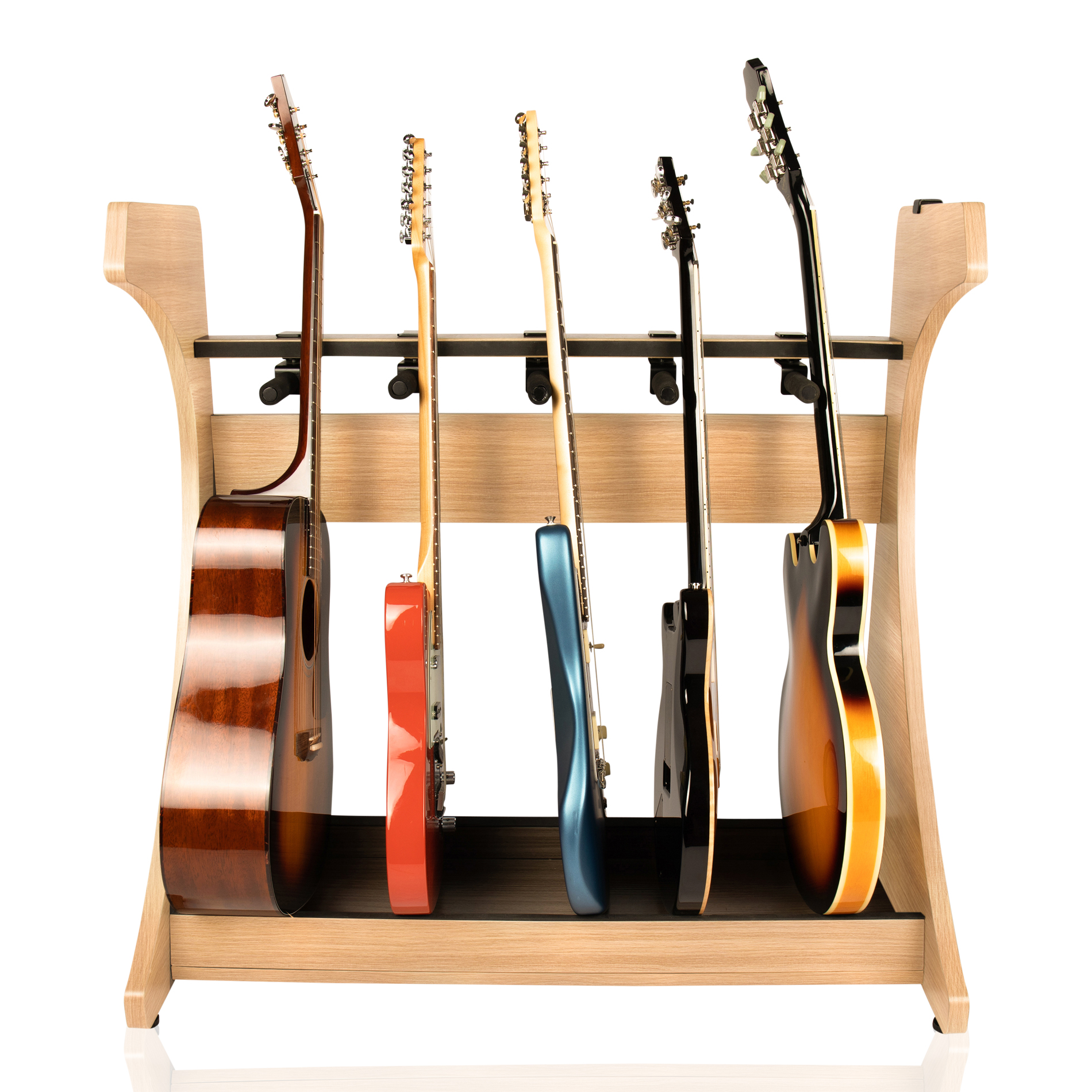 GFW-ELITEGTR5RK-MPL Elite Five Electric/Acoustic Guitar Rack – Maple