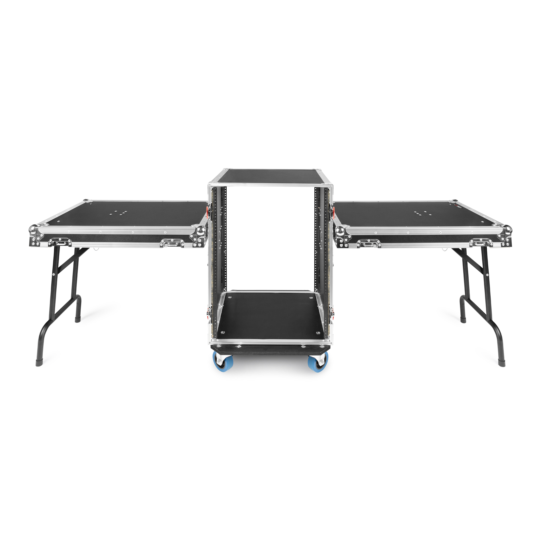 GTOUR16U-TBL 16U Tour Rack With Convertible Table-Top Lids