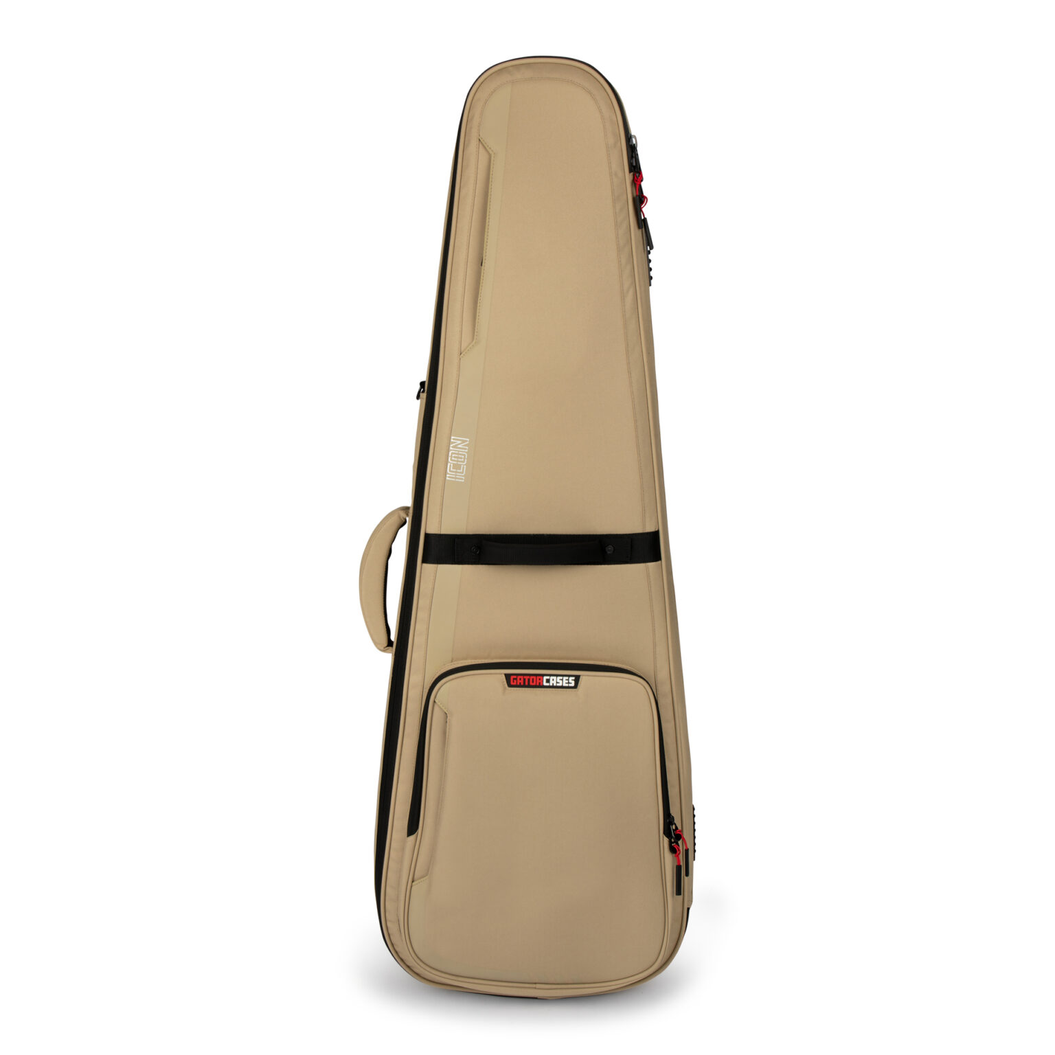 G-ICONELECTRIC-KHK Gator Cases ICON Series Gig Bag for Electric Guitars - Khaki