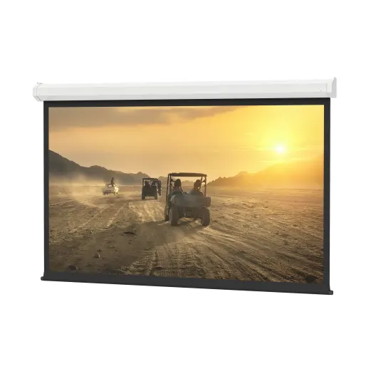 Da-Lite Cosmopolitan - Wall/Ceiling Mount - High Contrast Matte White - 164in Screen - TAA Compliant