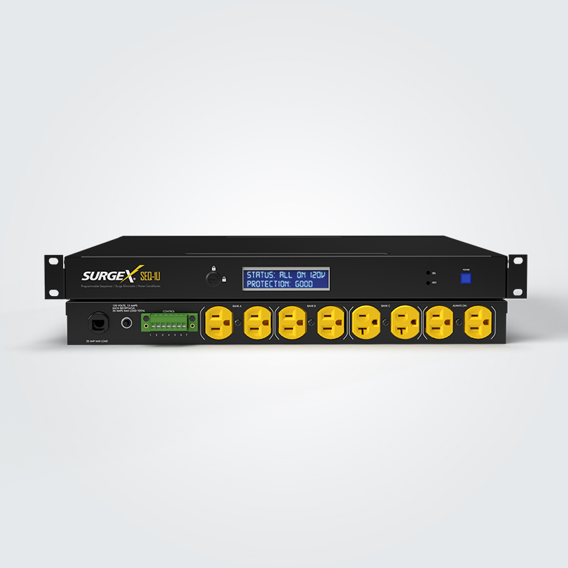 SEQ-1U Sequencing Surge Eliminator and Power Conditioner