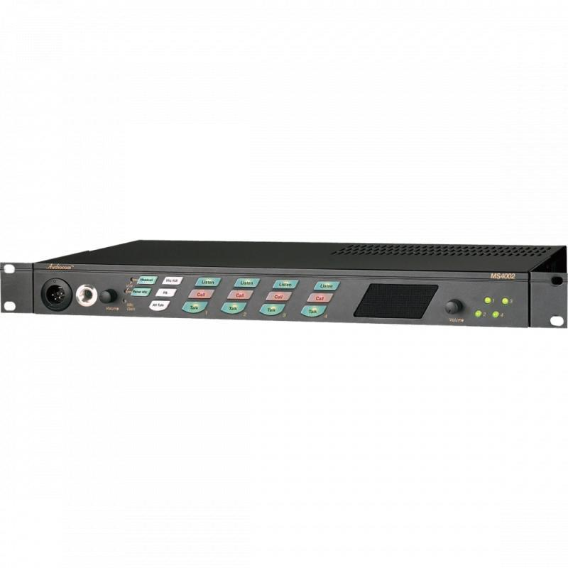 MS-4002 Four-Channel User/Main Station with 4.0 AMP Power Supply
