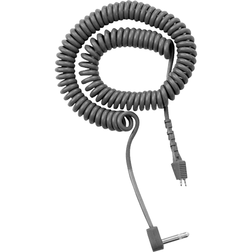 CCX-2 55' (1.5m) Coil Cord with Right-Angle Miniature Connector