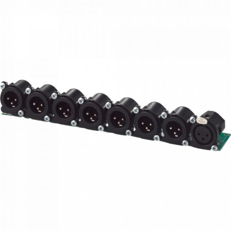 TW-7W One Female XLR-3 Into Seven Male XLR-3 Out
