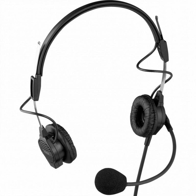 PH-44R5 Dual-Sided Headset with Flexible Dynamic Boom Mic, A5M Connector