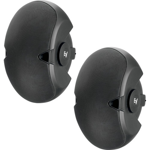 EVID6.2T Dual 6" Two-Way Surface-Mount Loudspeaker (Black)