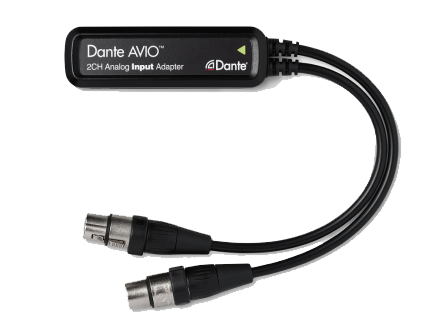 Dante AVIO Analog Input Adapter 2-Channel