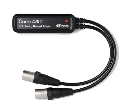 Dante AVIO Analog Output Adapter 2-Channel
