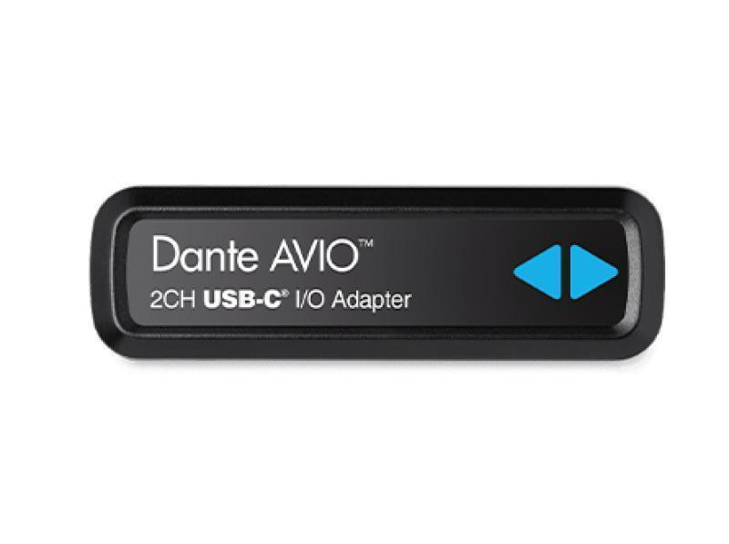 Dante AVIO USB-C I/O Adapter 2x2
